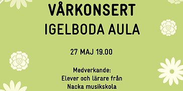 Vårkonsert Igelboda aula 2024