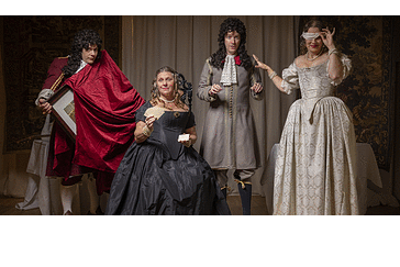 Ett missförstånd, Ers Majestät -fira 1600-tals jul med Karl XI och hans familj, teater och julmiddag