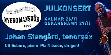 Julkonsert med Johan Stengård Oskarshamn