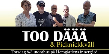 Picknickkväll med bandet Too Däää